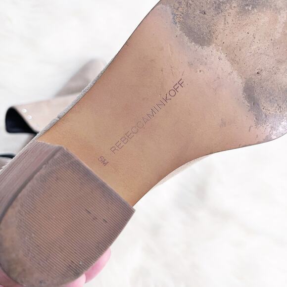 Rebecca Minkoff Lana Suede Split Shaft Booties - Picture 8 of 8